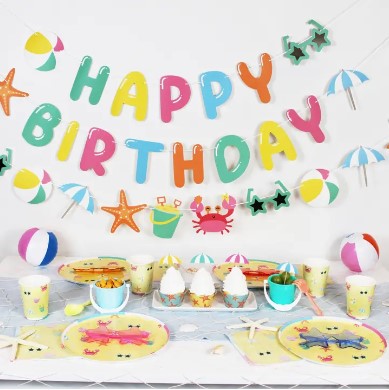 Beach Day Cups, 12 Ct
