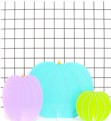 Acrylic Pumpkins - Blue Purple Set