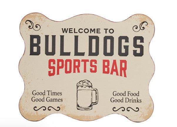 Bulldog Bar Sign