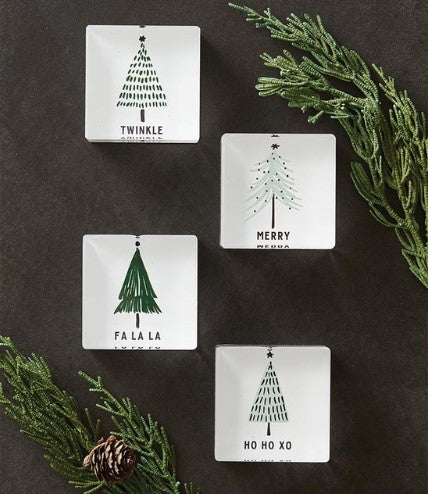 2" Square Lucite Block - Fa La La