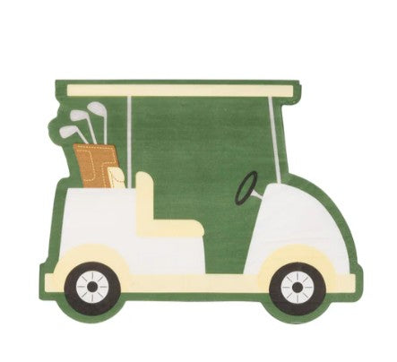 Golf Cart Shaped Napkins