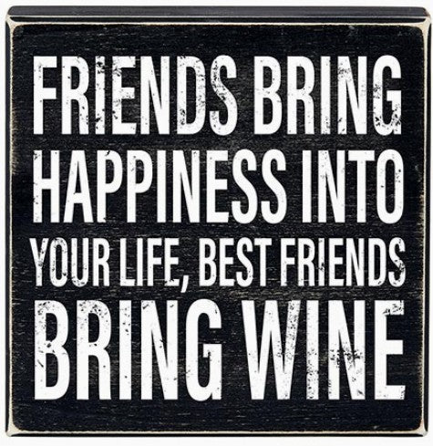 8x8 Blk Box Sign-Happiness