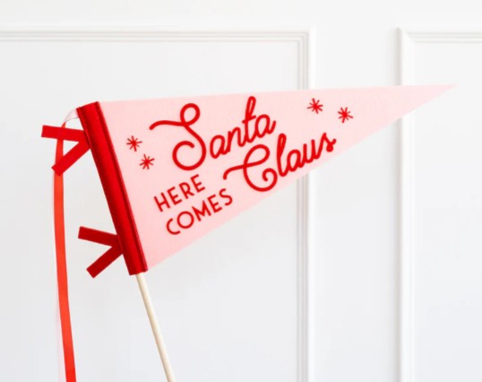Santa Felt Pennant Banner
