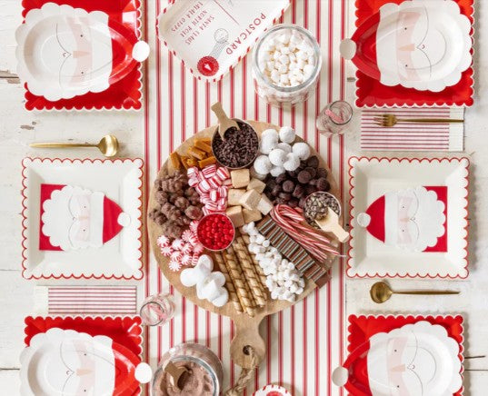 Believe Santa Face Shaped Guest Napkin