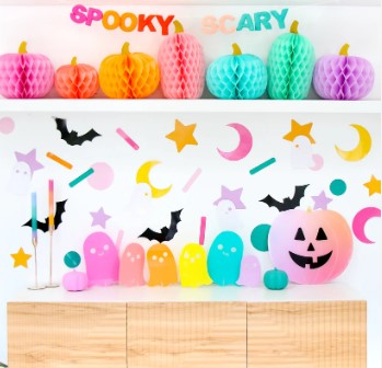 Honeycomb Rainbow Pumpkins