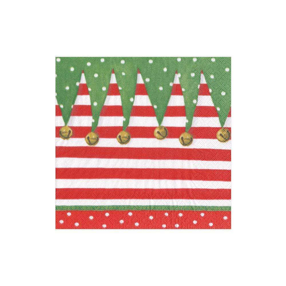 Stocking Stripe Paper Dinner Napkins