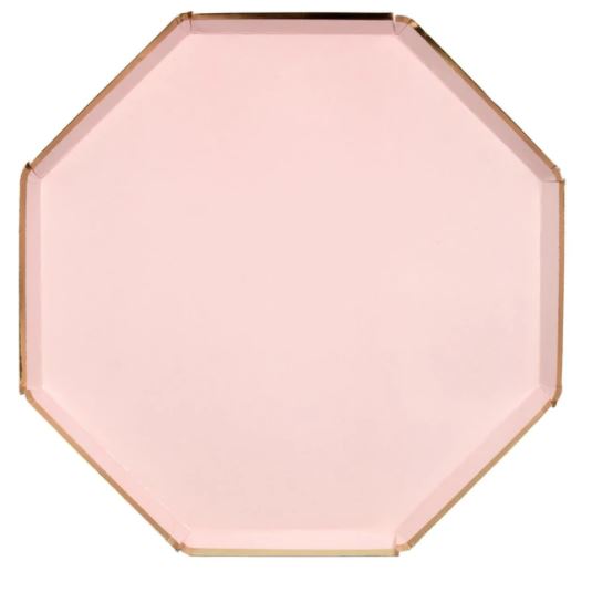 Dusty Pink Dinner Plates (set of 8)