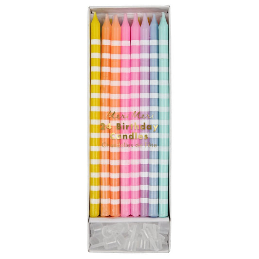 Pastel Party Candles (set of 24)