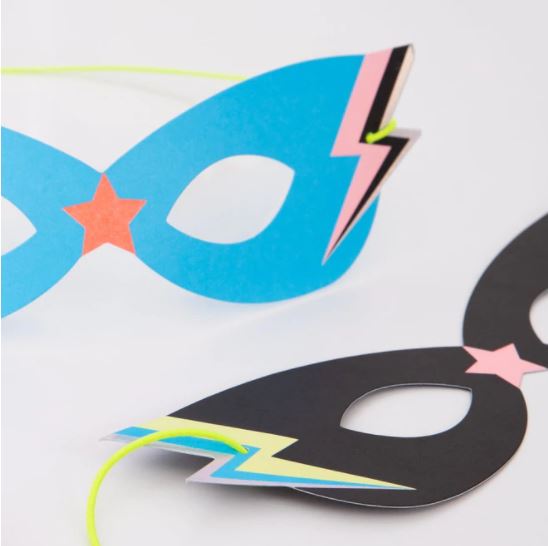 Superhero Masks (set of 8)