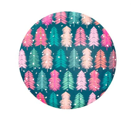 Blue Bottle Brush Tree Paper Plates