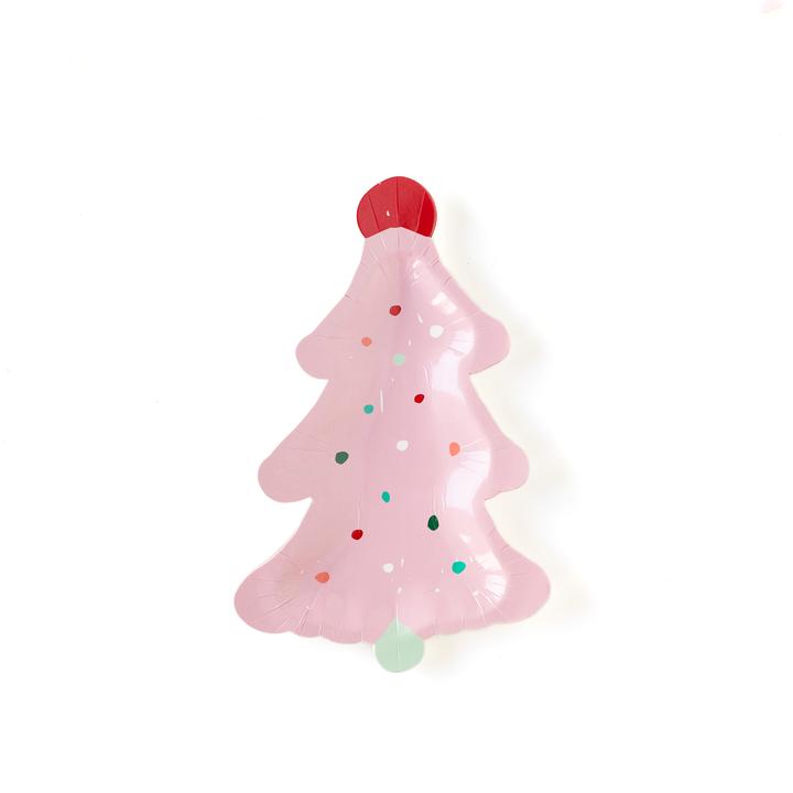 Frosted Tree Plate - 9"