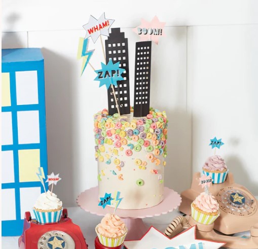 Superhero Cake Topper