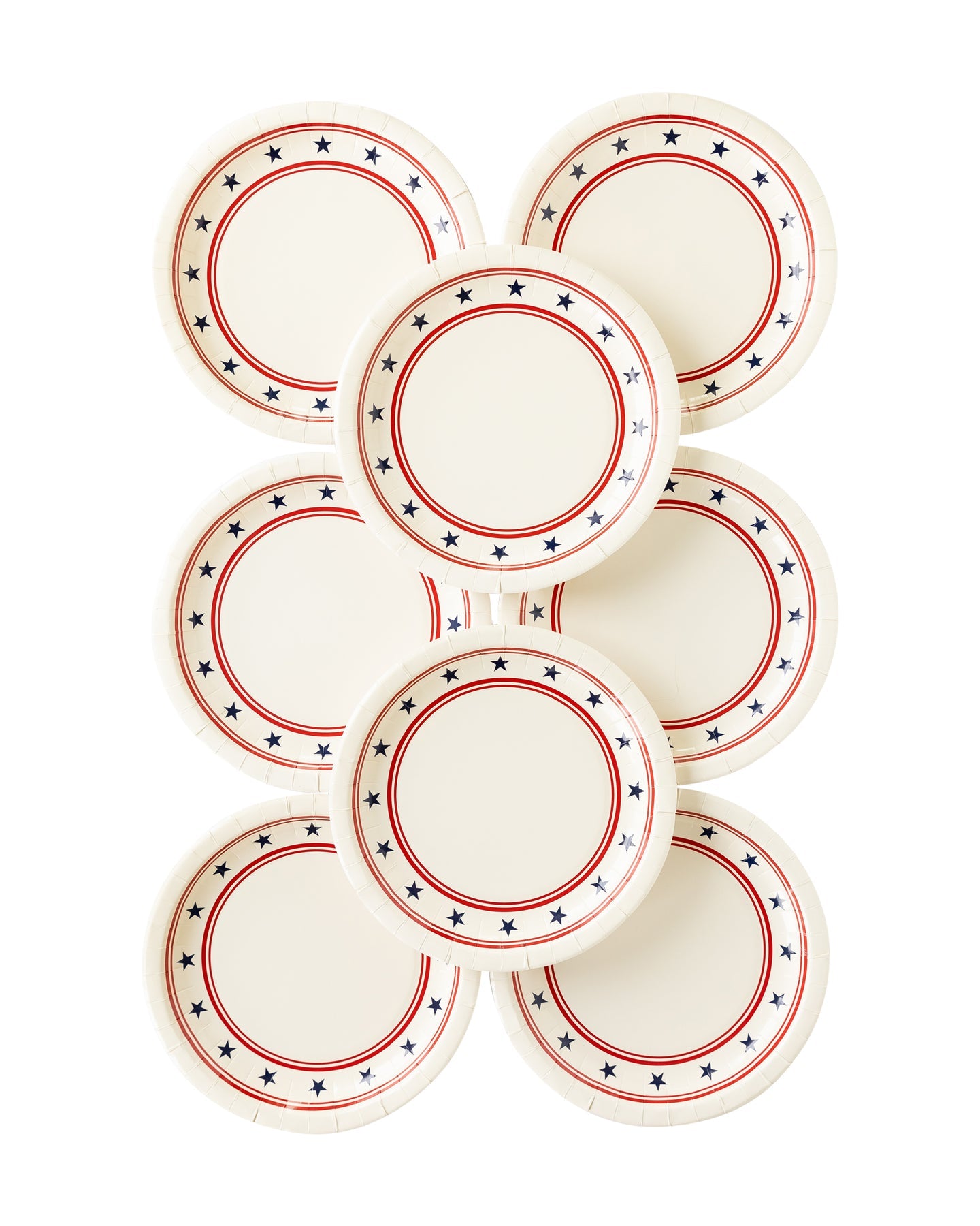 STARS AND STRIPES PLATES - 9 in