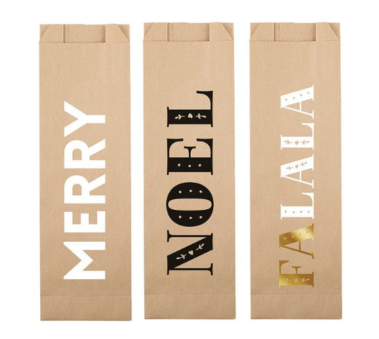 Paper Wine Bags - Holiday Assortment