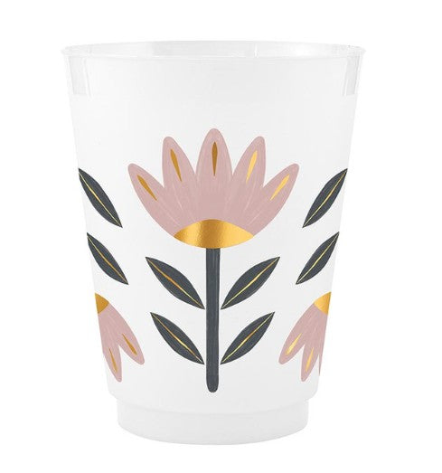 Gold Foil Frost Cups