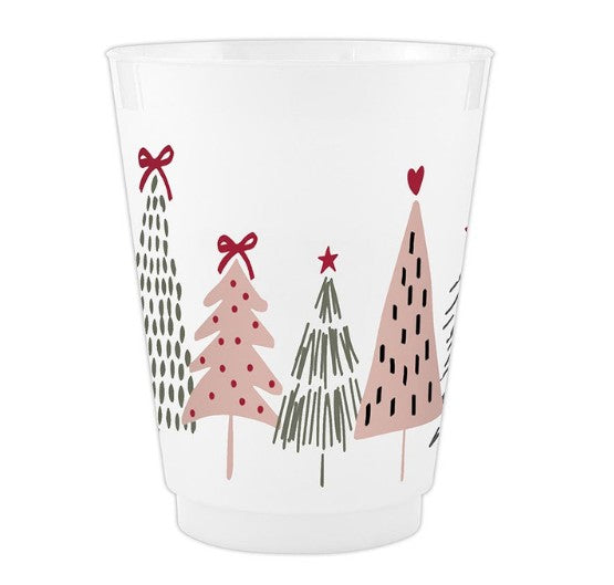 Frost Cups - Christmas Trees - Set of 8