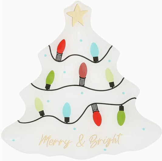 Holiday - 8" Glass Dish