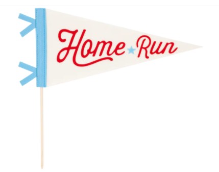 Baseball Felt Pennant Banner