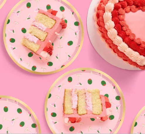 Martini Plates - 25 plates per package