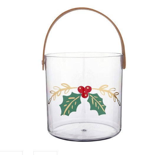 Acrylic Ice Bucket - Holly
