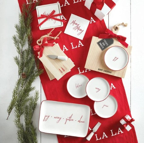 Mini Paulownia Wood Boards - Merry (set of 2)