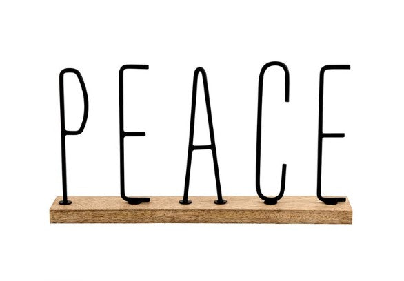 Wood Sign - Peace