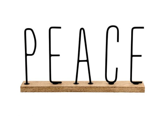 Wood Sign - Peace