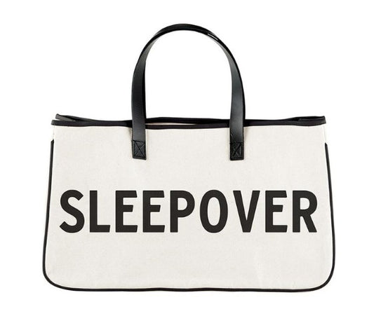 Sleepover Canvas Tote