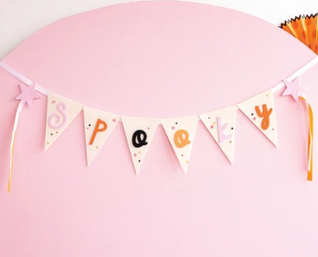Ghoul Gang Spooky Felt Banner