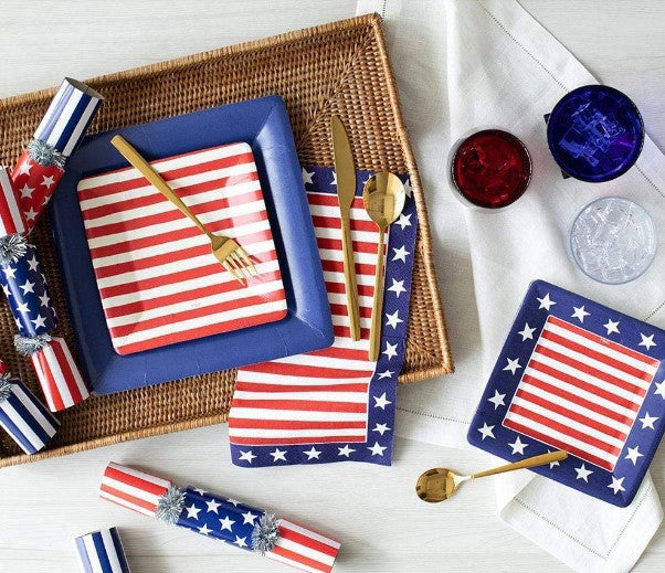 Red, White & Blue Paper Luncheon Napkins