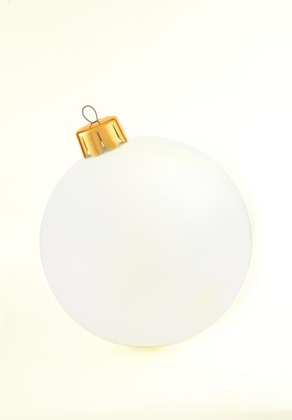 White Holiball  (18 and 30 inch available)