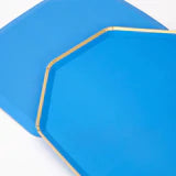 Bright Blue Dinner Plates